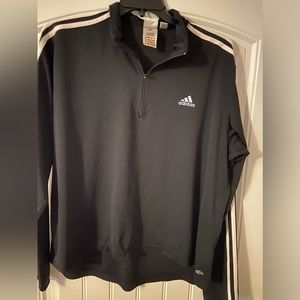 Men’s Adidas Y2K Black and White Long Sleeve Active Top XL